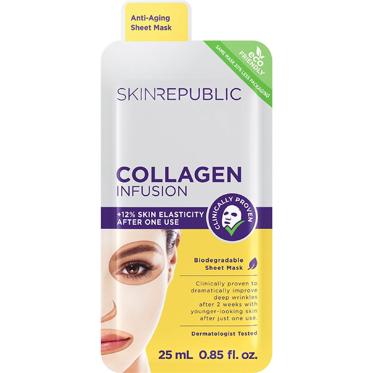 Skin Republic Collagen Infusion Face Mask each