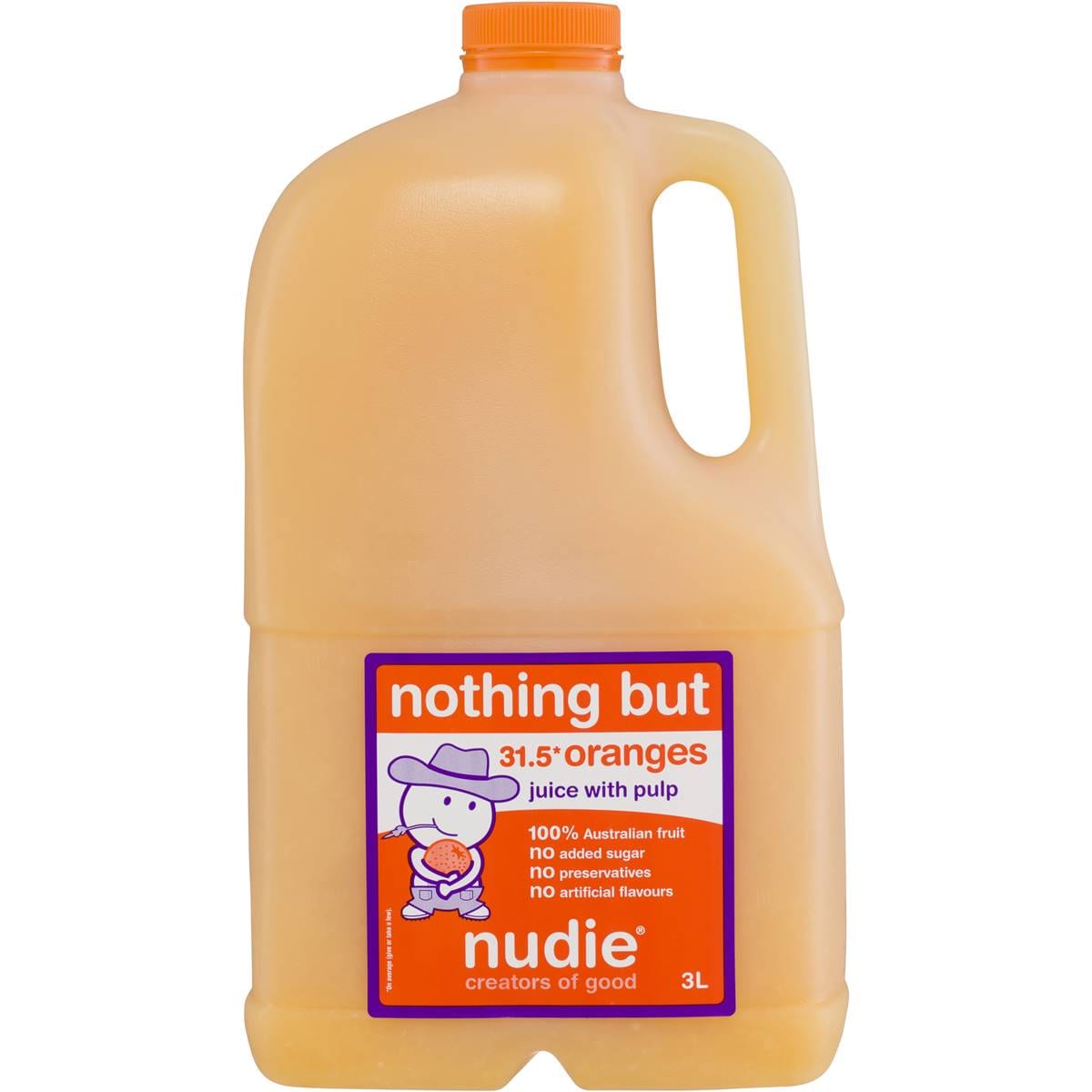 Nudie Nothing But Orange Juice 3L