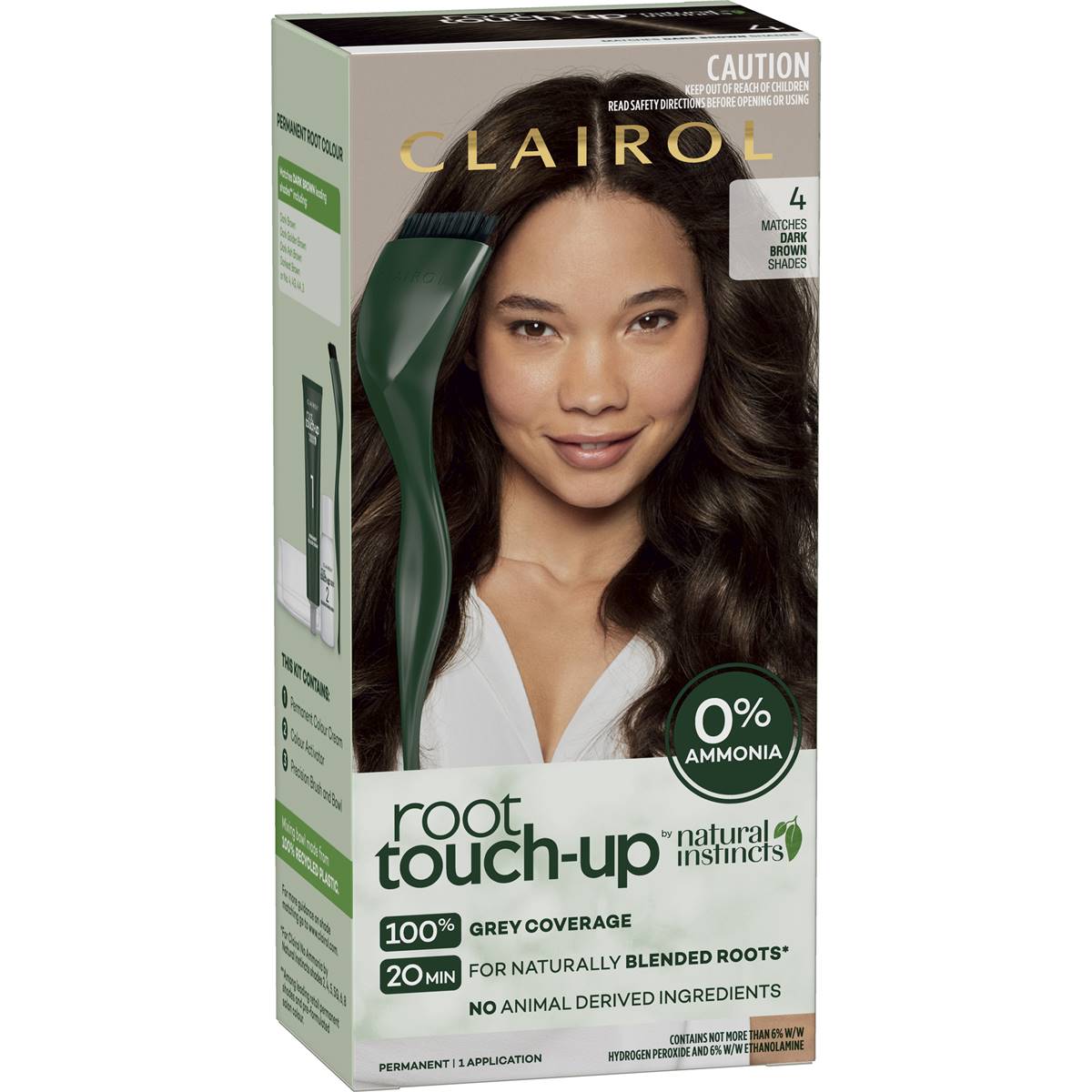 Clairol Natural Instincts Root Touch Up 4 Dark Brown each