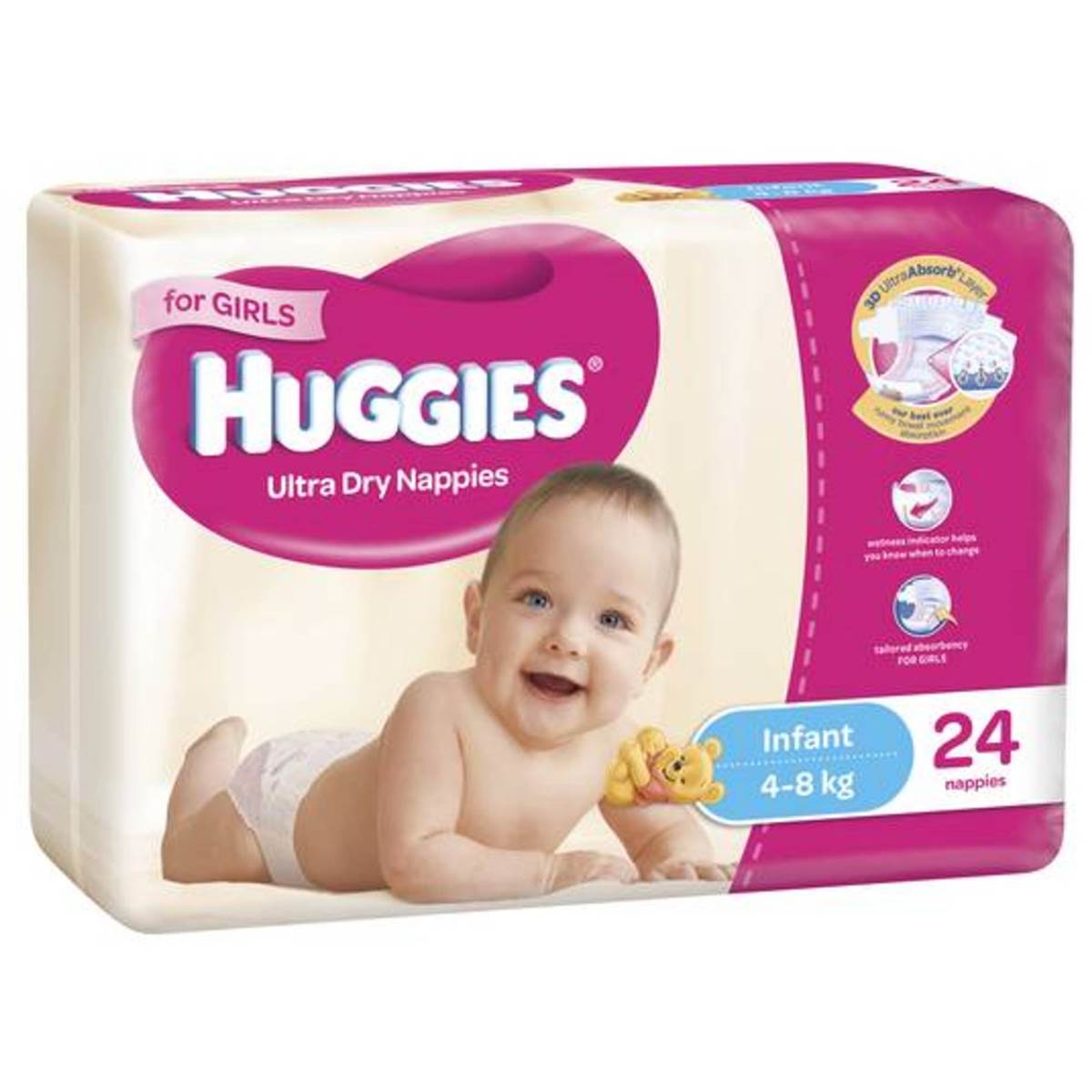 huggies ultra dry size 4 woolworths