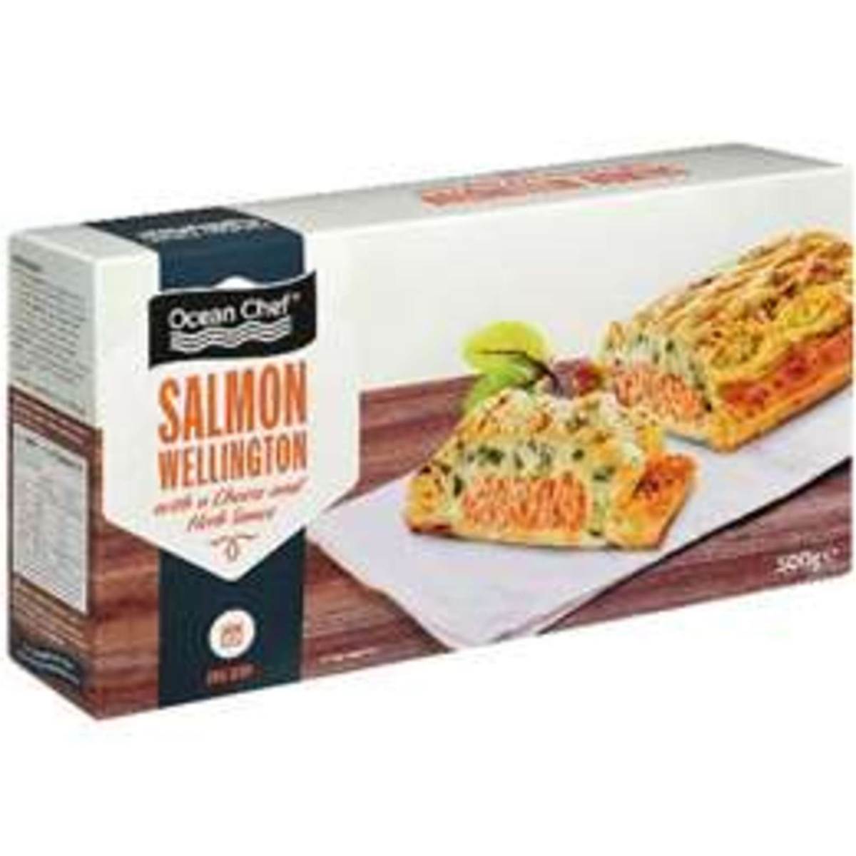 Ocean Chef Salmon Wellington With Cheese & Herb Sauce 500g Woolworths