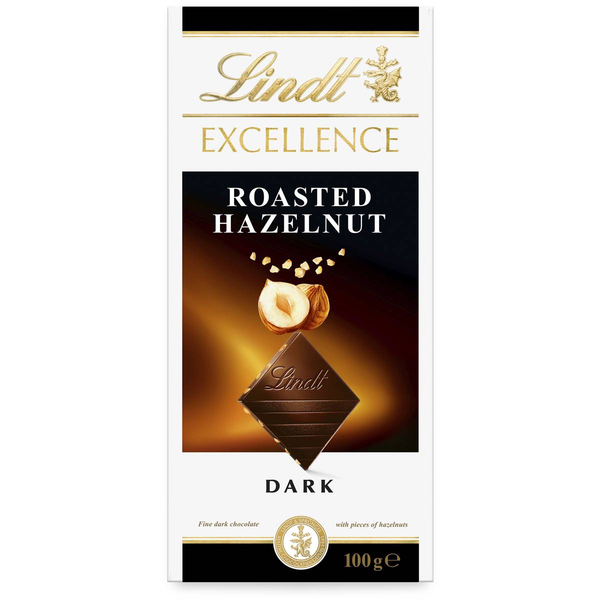 Calories In Lindt Excellence Dark Chocolate Roasted Hazelnut Calcount 0547