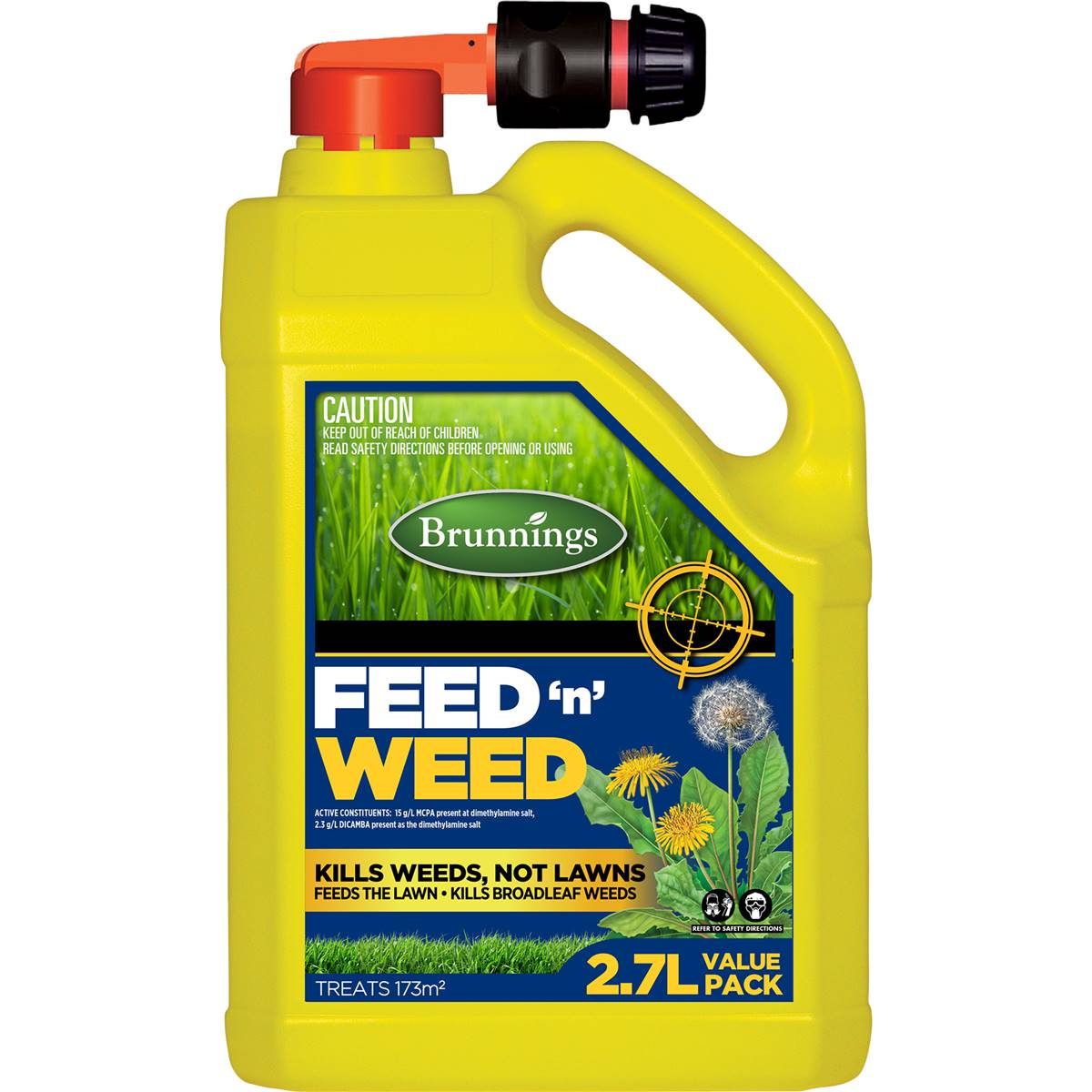 Brunnings Feed 'N' Weed Hose-On 2.7L