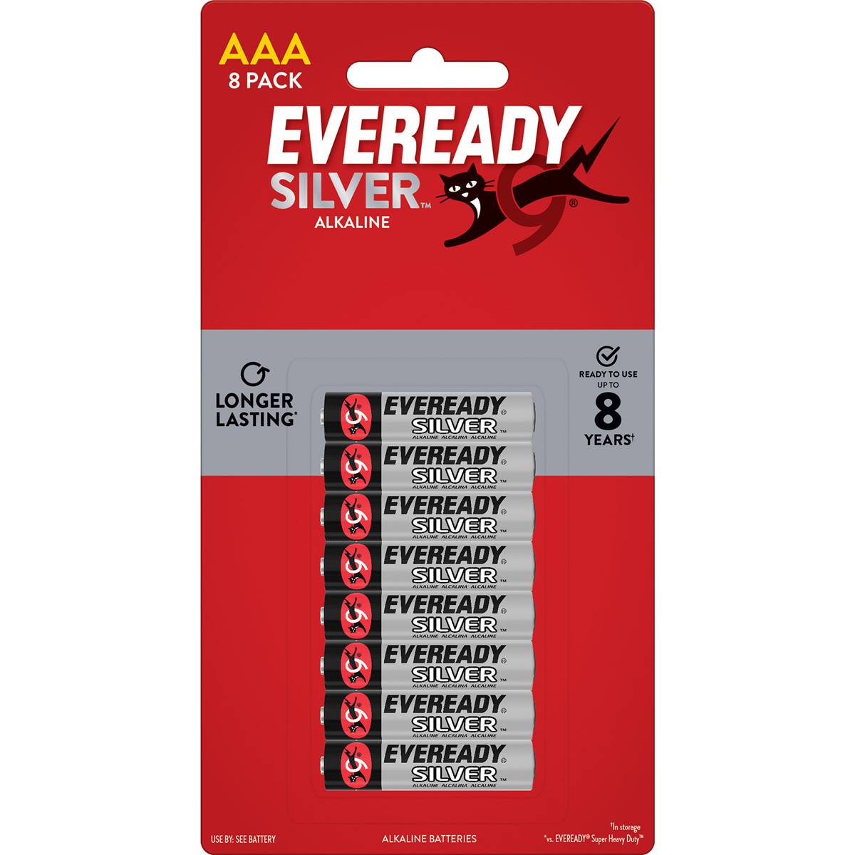 Eveready Silver AAA Alkaline Batteries