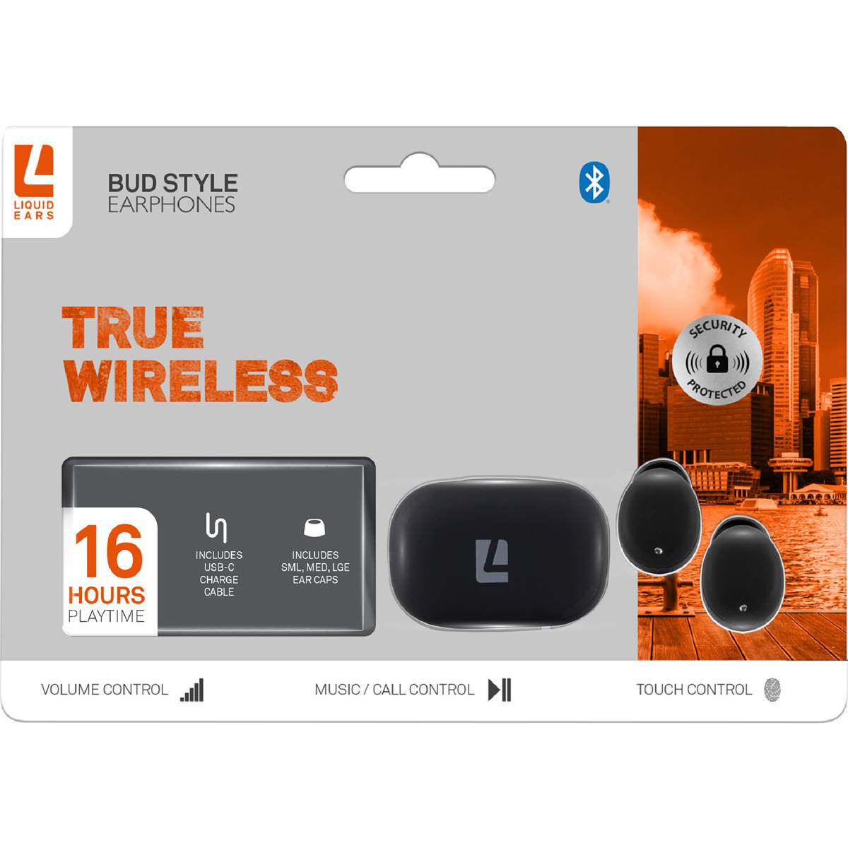 Liquid Ears True Wireless Bud Style Earphones Assorted