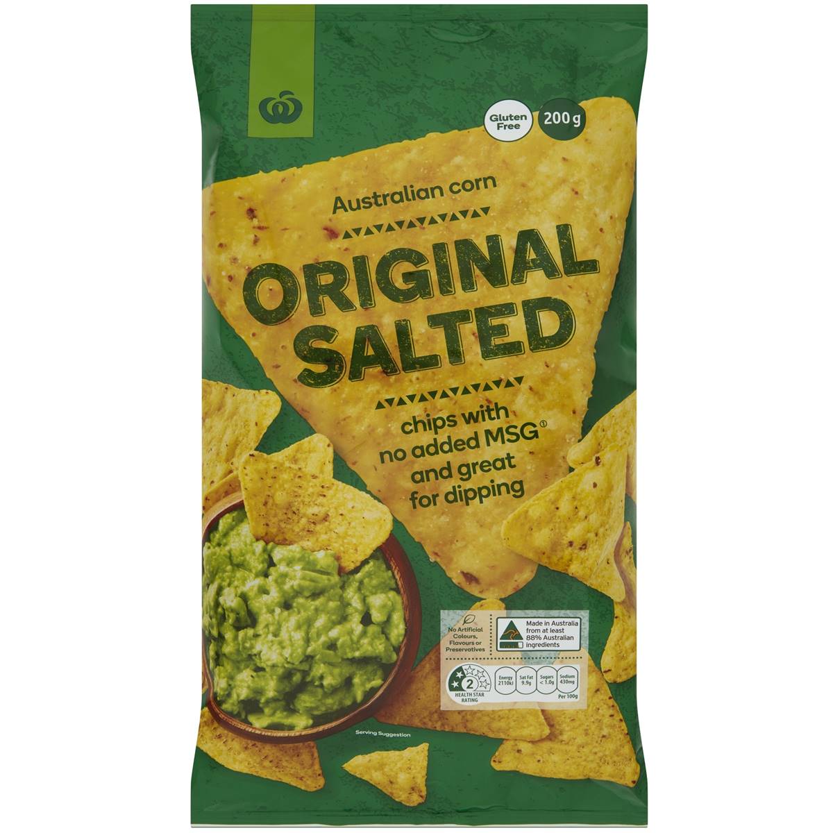 Calories in Woolworths Corn Chips Original calcount