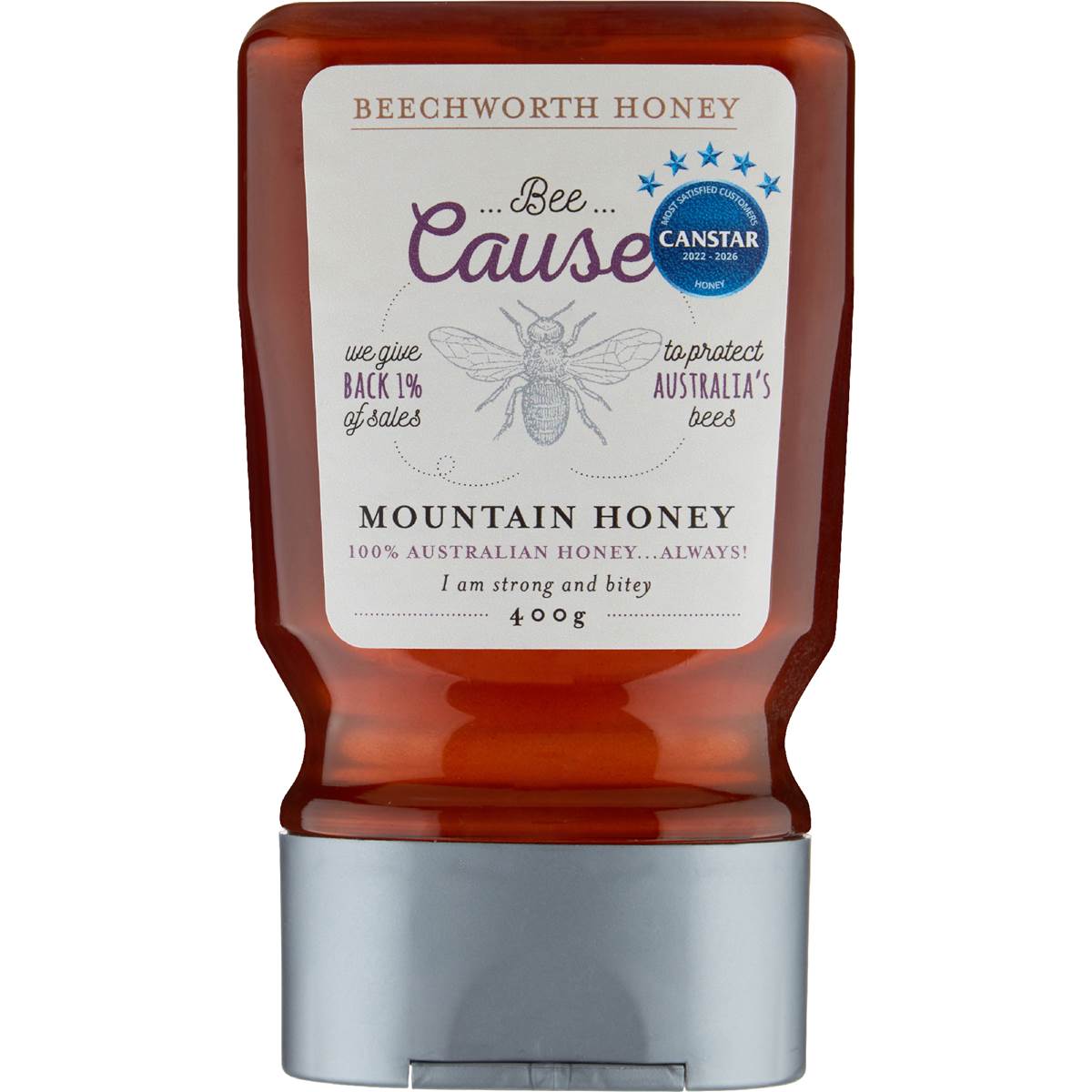 Beechworth 100% Australian Bee Cause Mountain Honey Squeeze
