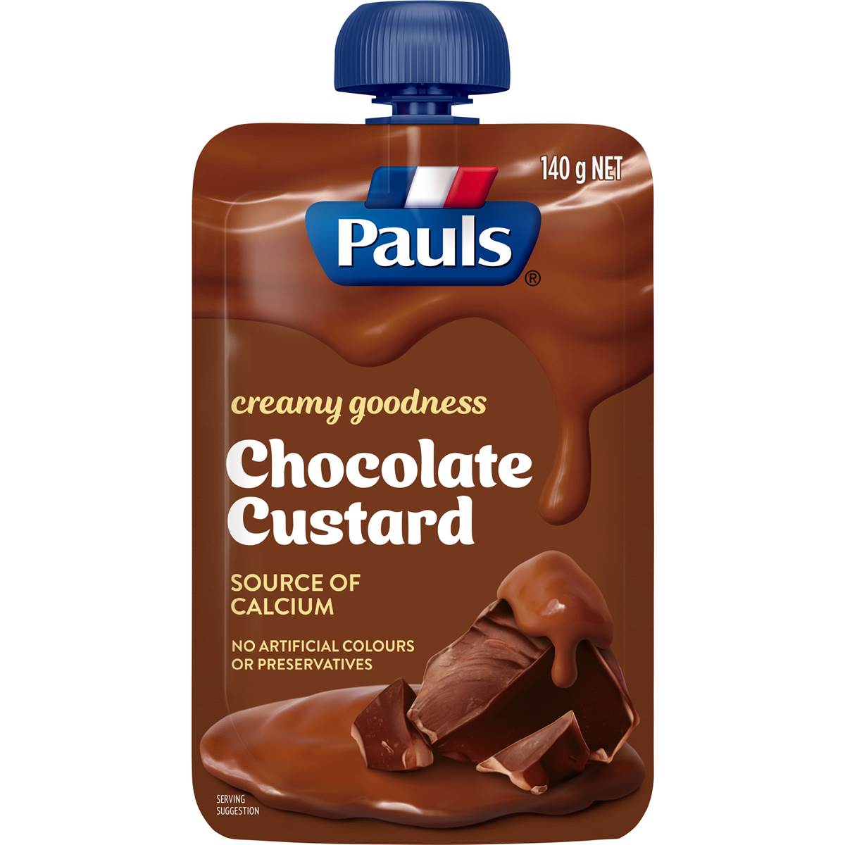 Pauls Chocolate Custard Pouch 140g