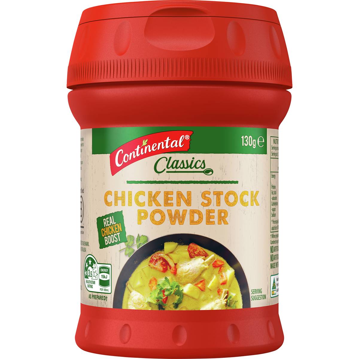 Calories in Continental Chicken Stock Powder calcount