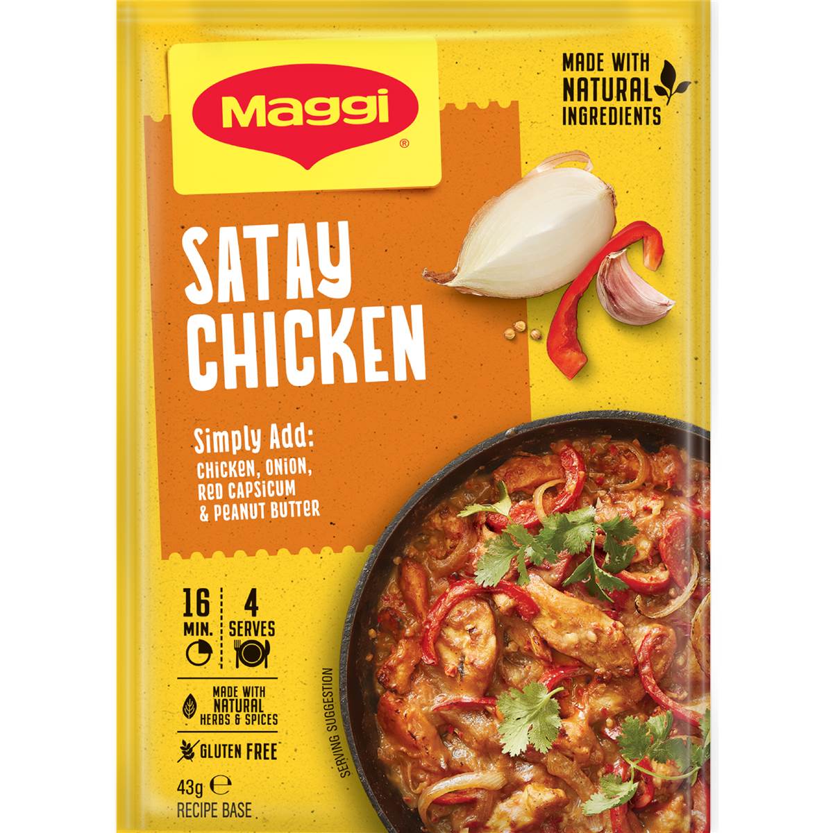 Maggi Dry Recipe Bases Satay Chicken 43g