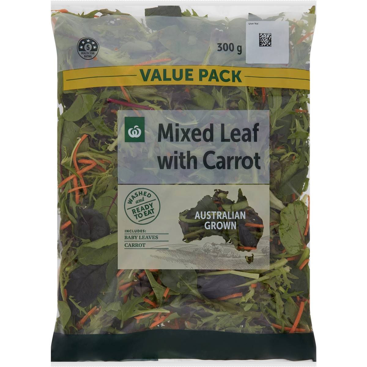 Calories in Woolworths Baby Mixed Leaf Salad Salad Mix