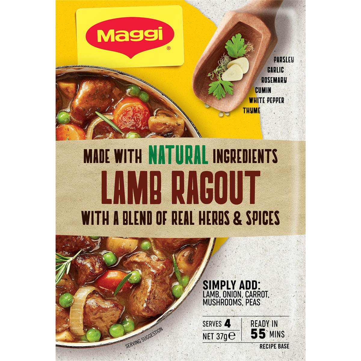 Maggi Recipe Base Lamb Ragout 37g