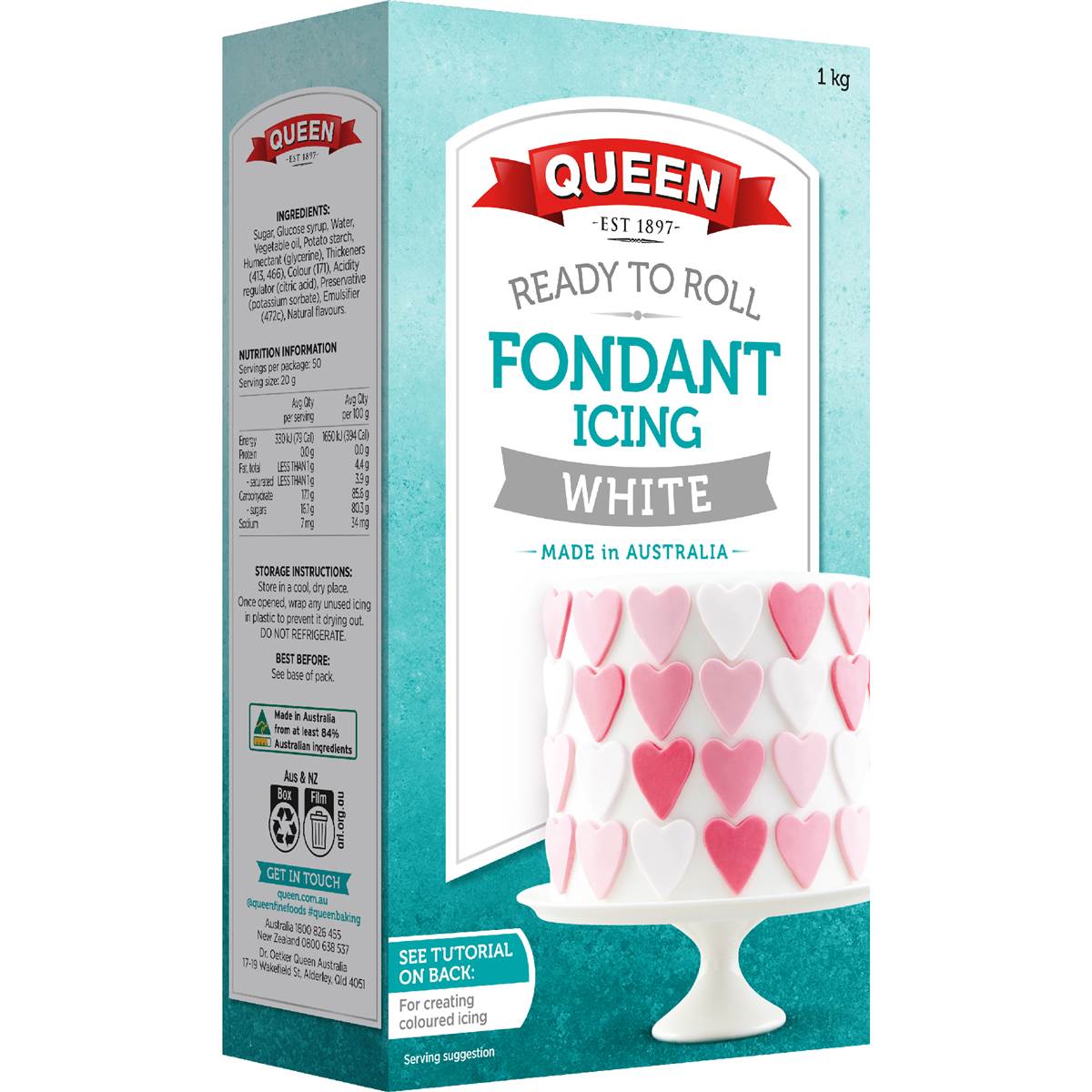 Queen Ready To Roll Icing White