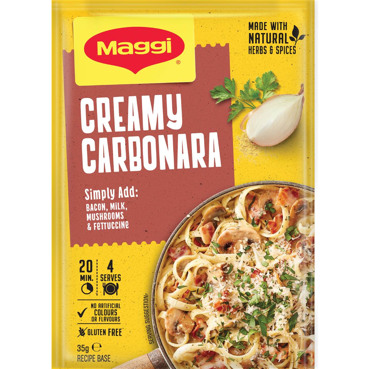 Maggi Dry Recipe Bases Creamy Carbonara 35g