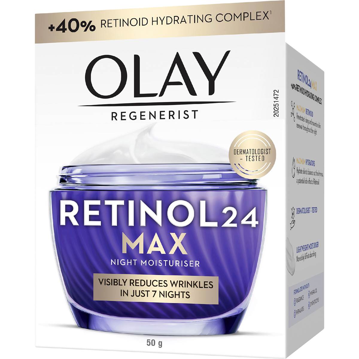 Olay Regenerist Retinol24 Max Cream 50g