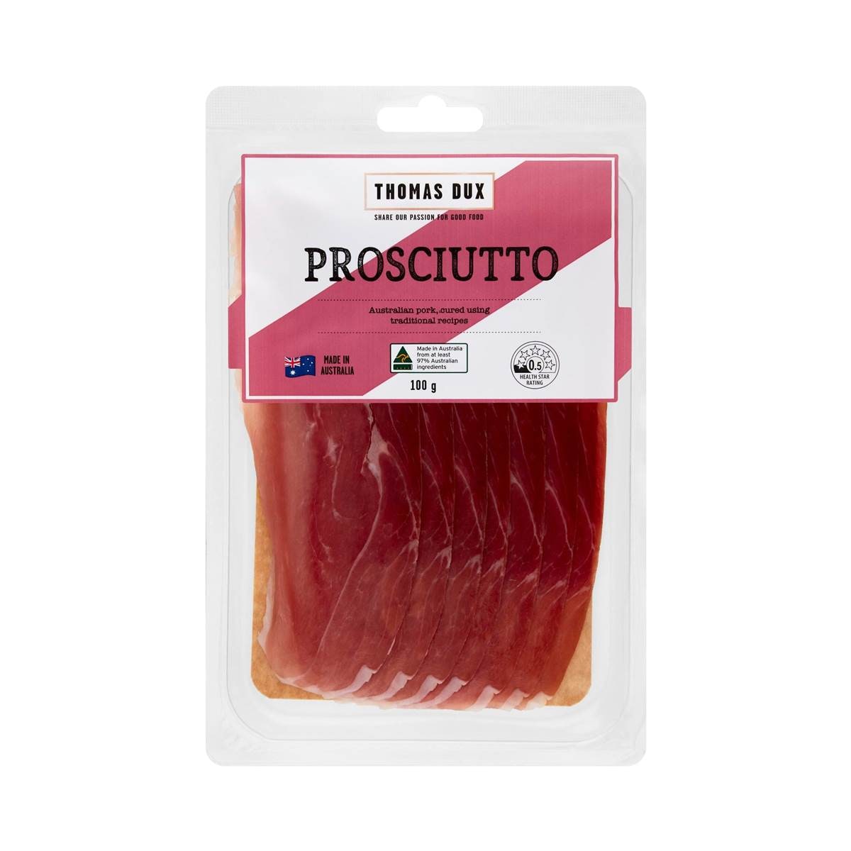 Thomas Dux Sliced Prosciutto
