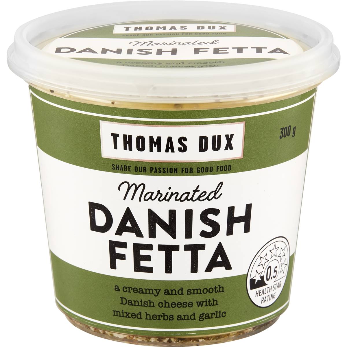 Thomas Dux Marinated Danish Fetta Herb & Garlic