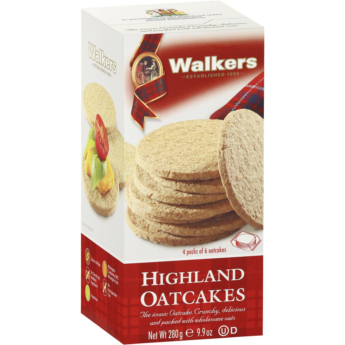 Calories in Walkers Highland Oatcakes calcount