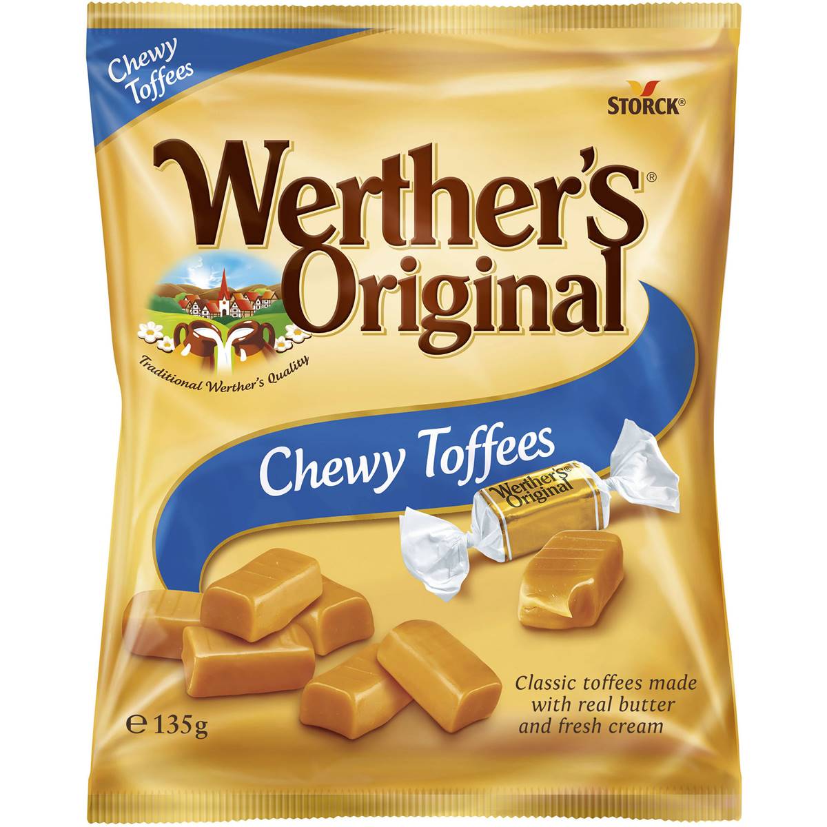 Calories in Werther's Original Chewy Toffees