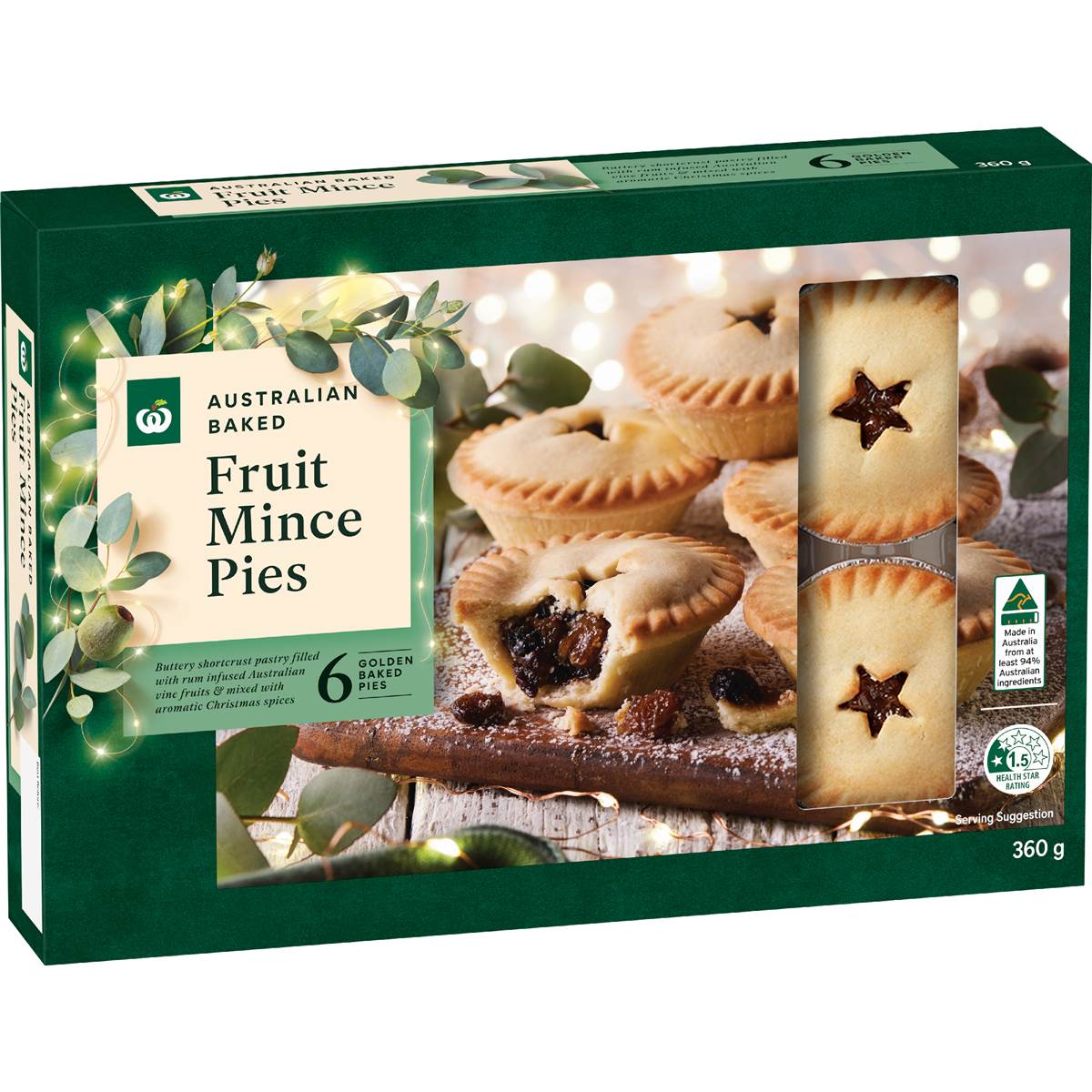 Woolworths Australian Baked Fruit Mince Pies