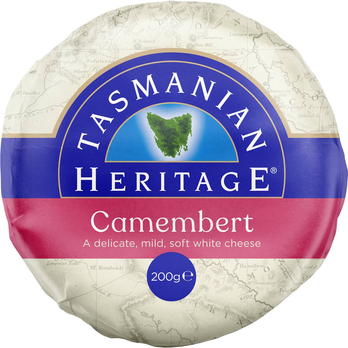 Tasmanian Heritage Camembert Cheese 200g