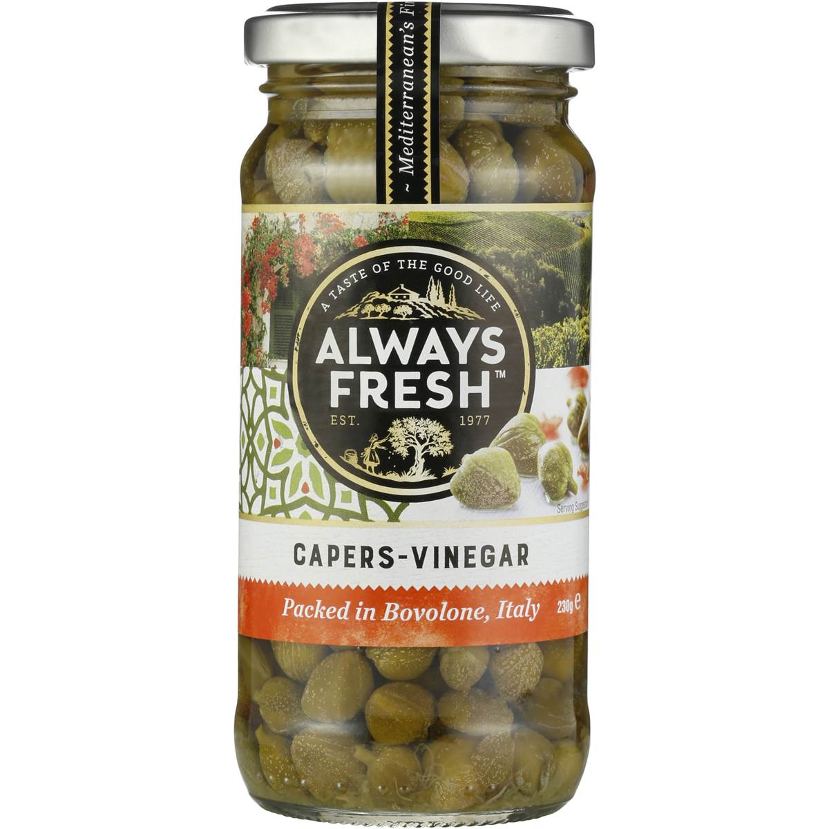 Calories in Always Fresh Capers Vinegar calcount