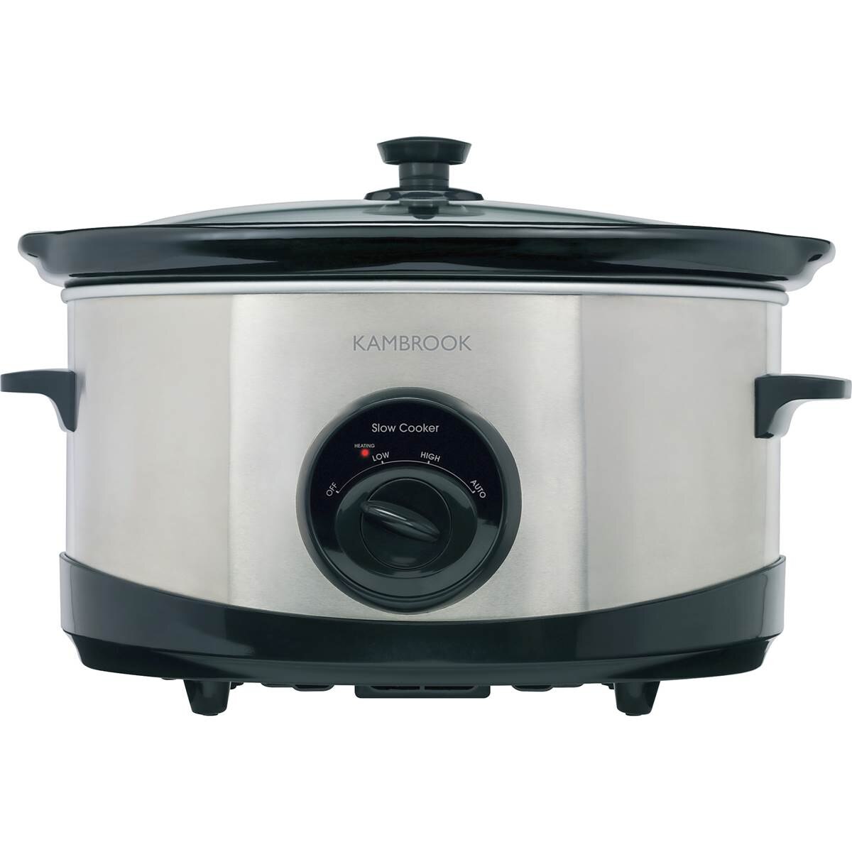 Kambrook Slow Cooker Stainless Steel 6l each | Woolworths