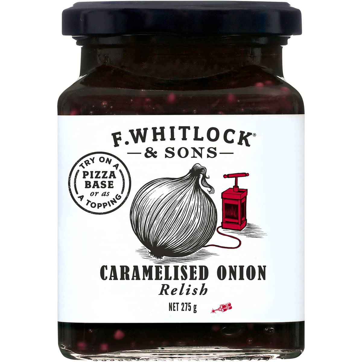 Calories in F. Whitlock & Sons Caramelised Onion Relish