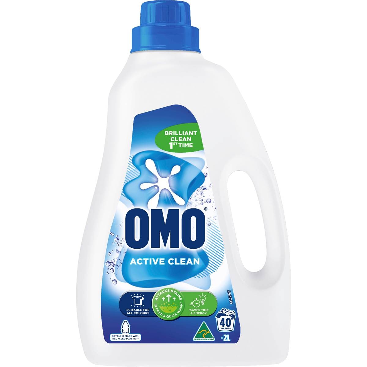 OMO Active Clean Laundry Liquid Detergent 2L