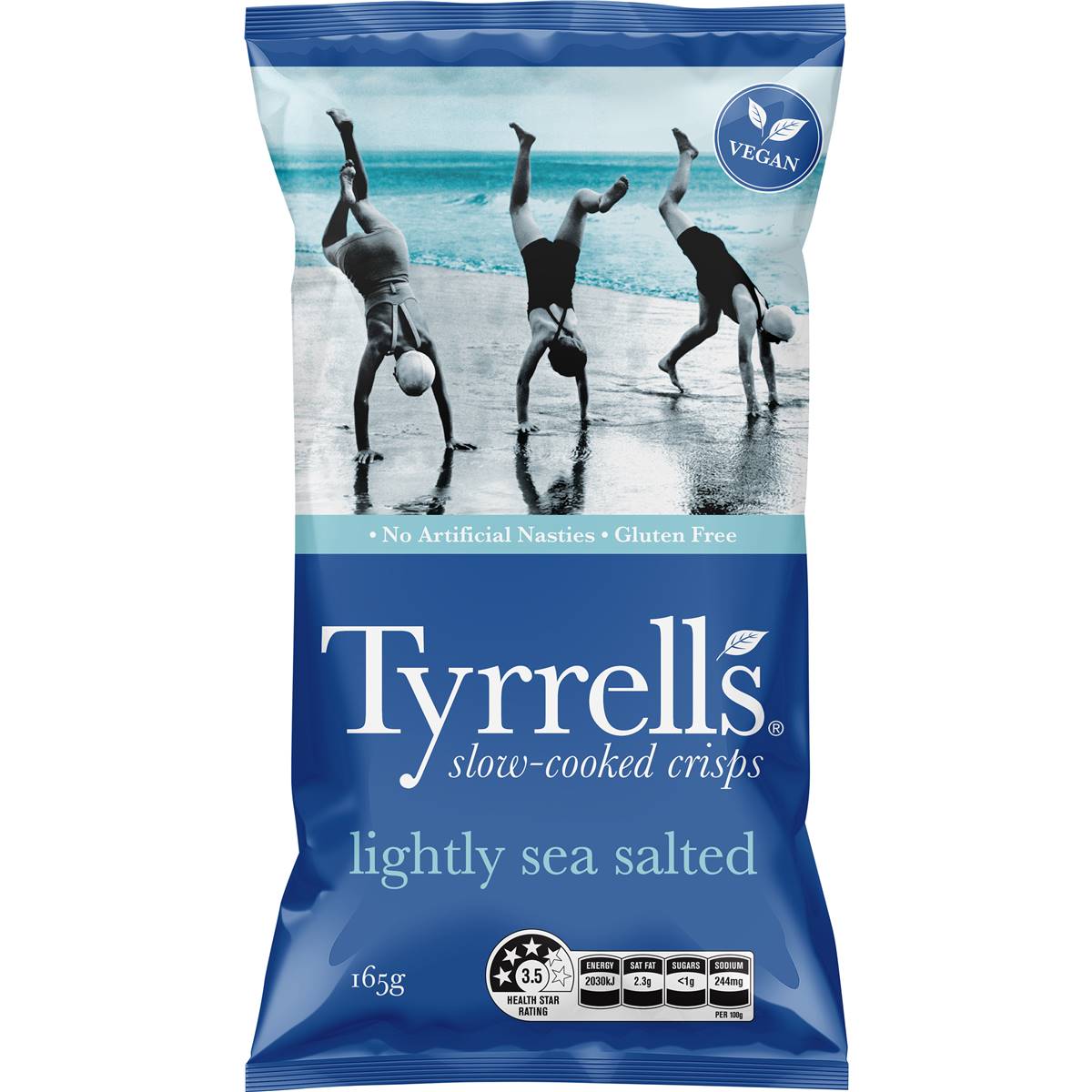 Calories in Tyrrell's Chips Lightly Salted