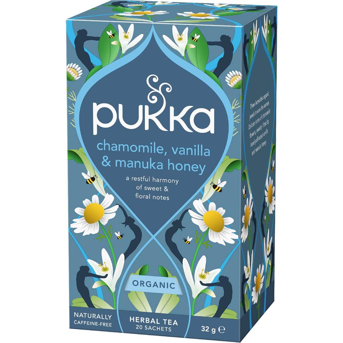 Pukka Chamomile Vanilla & Manuka Honey Herbal Tea Sachets