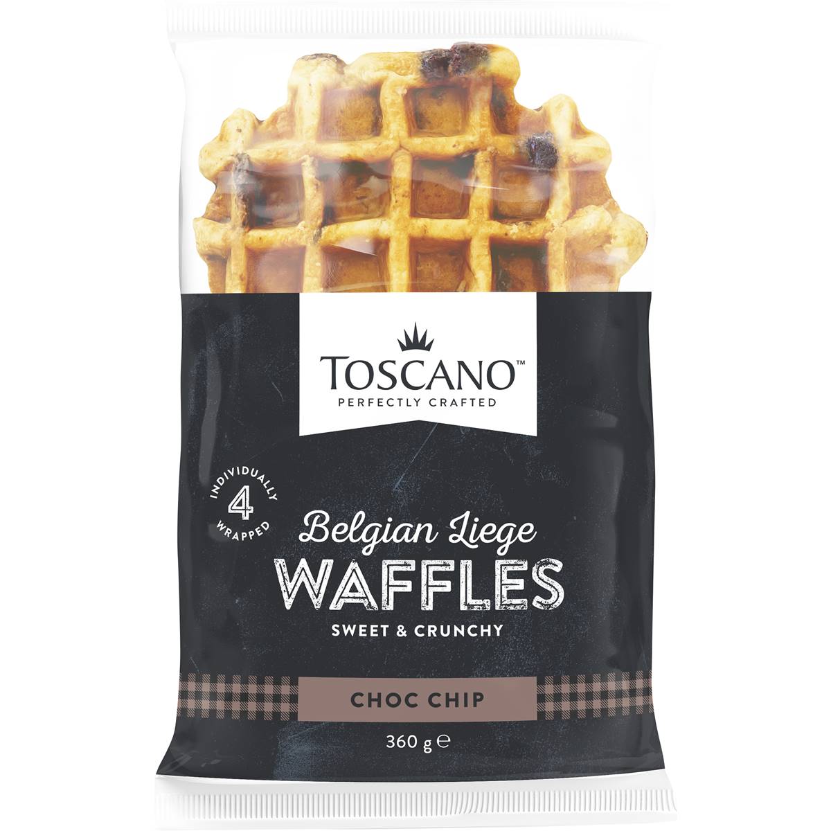 Calories in Toscano Waffles Choc Chip
