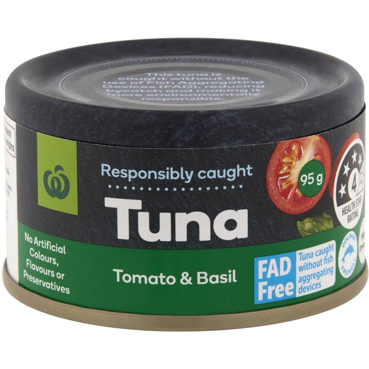 Calories in Woolworths Tuna Tomato & Basil