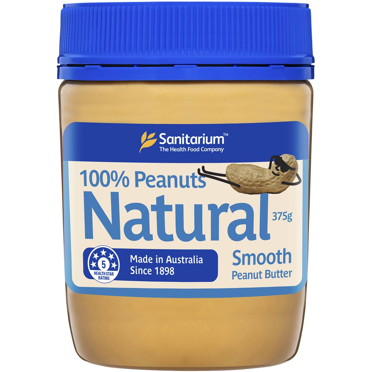 Calories in Sanitarium Peanut Butter Smooth Natural calcount