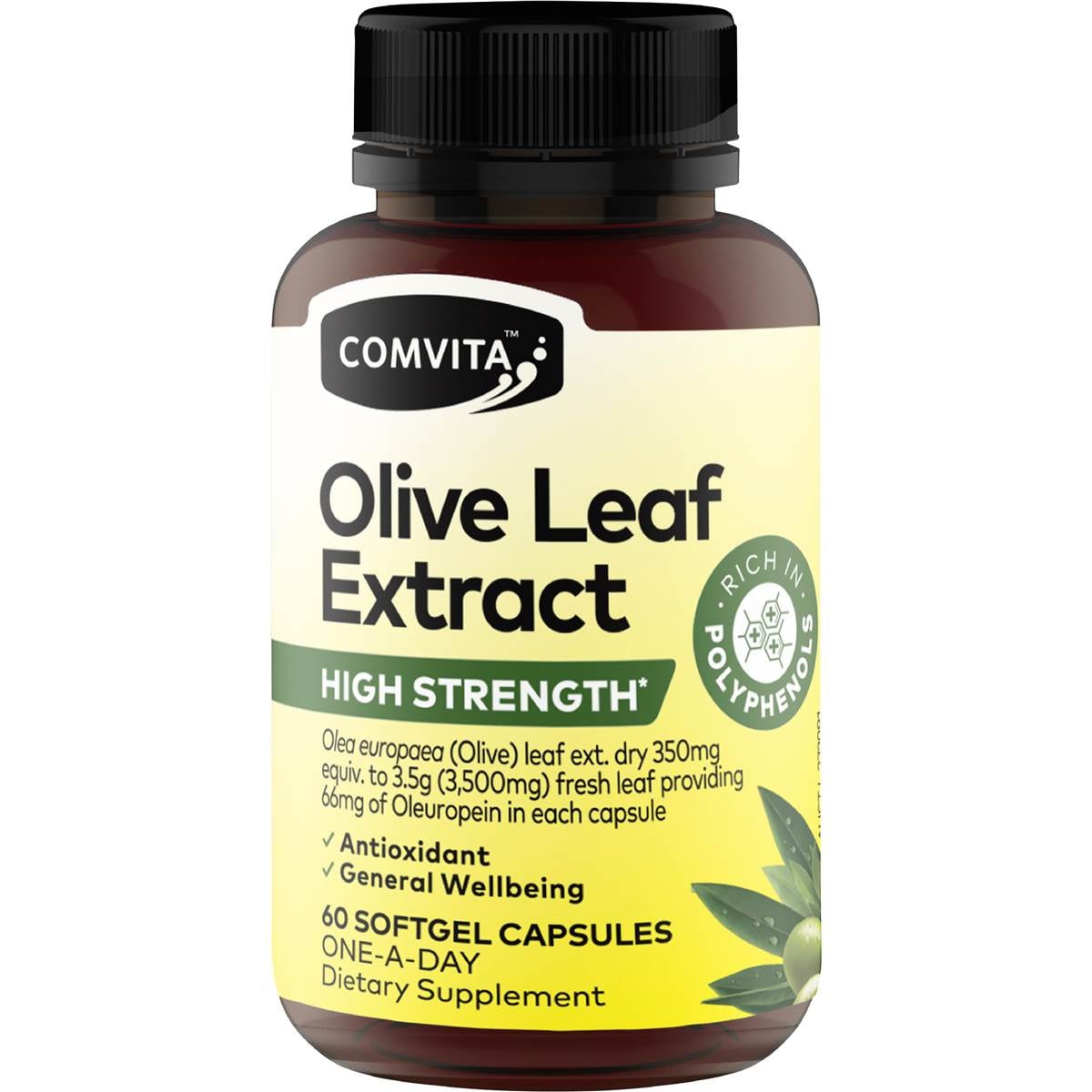 Comvita Olive Leaf Extract High Strength Capsules 60 pack
