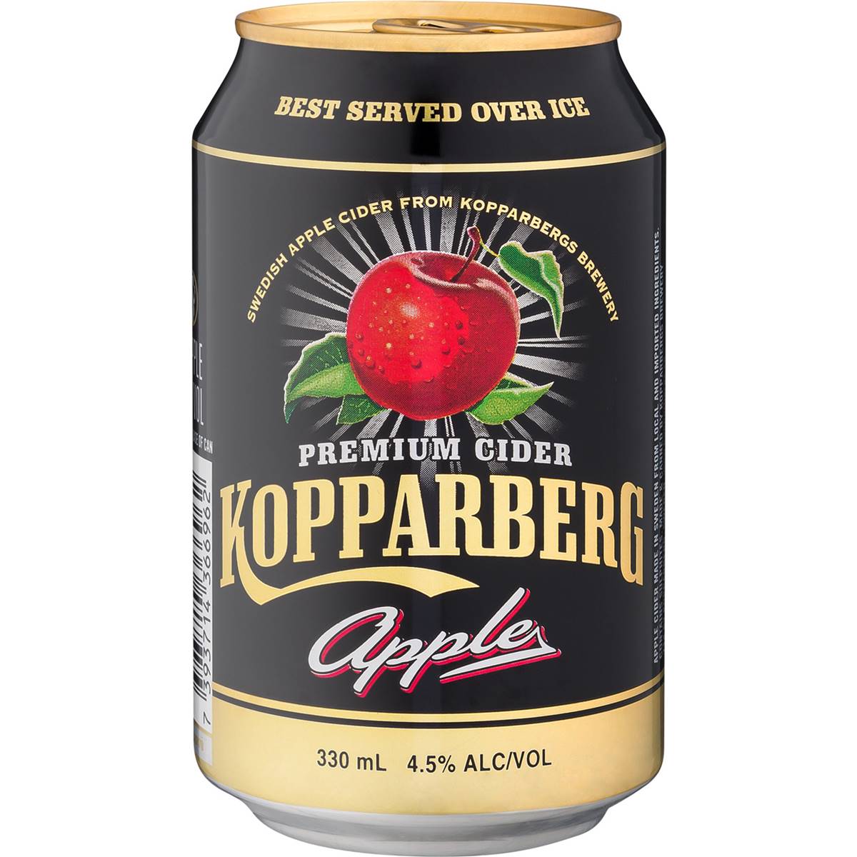 Calories in Kopparberg Apple Cider Can calcount