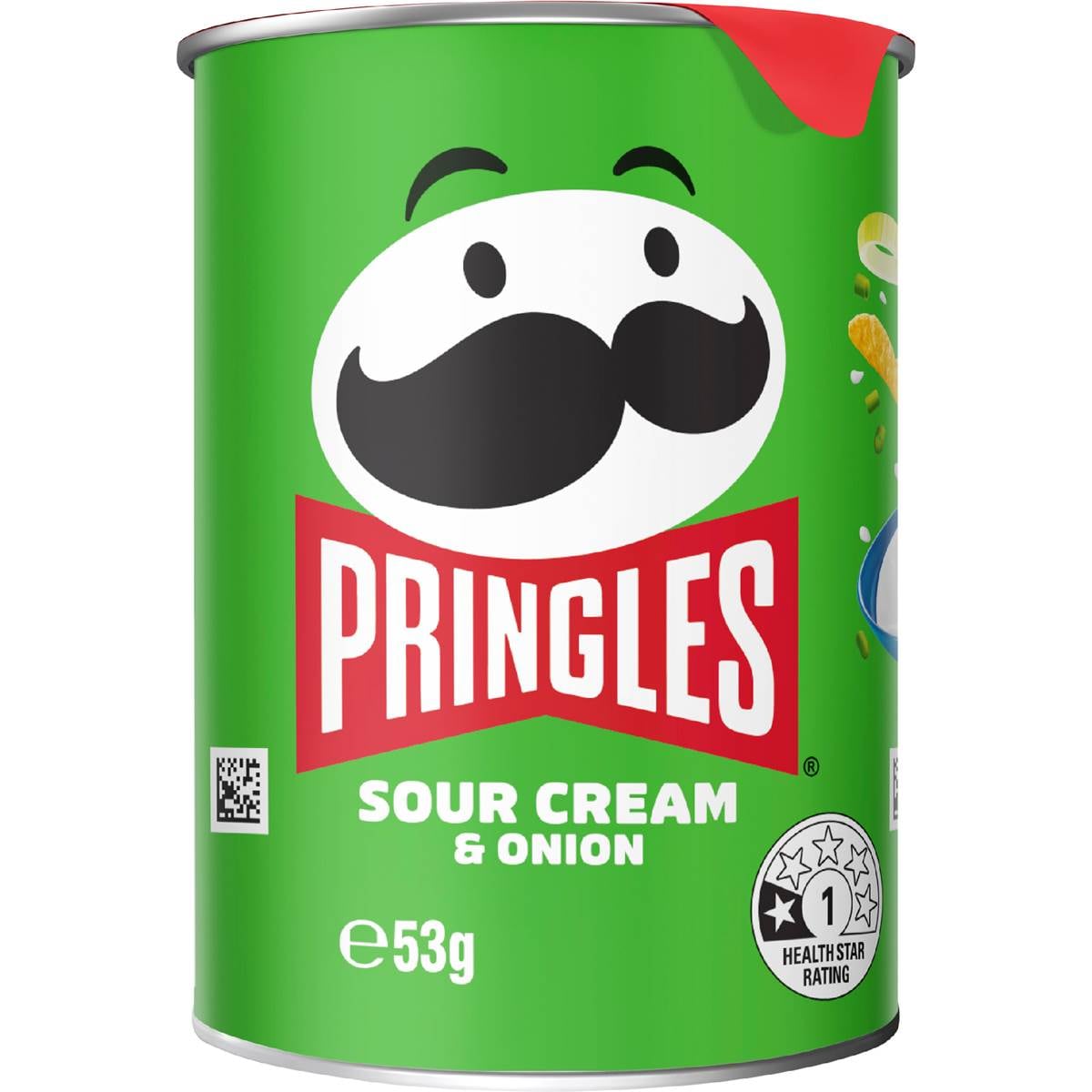 Pringles Sour Cream & Onion Potato Chips 53g