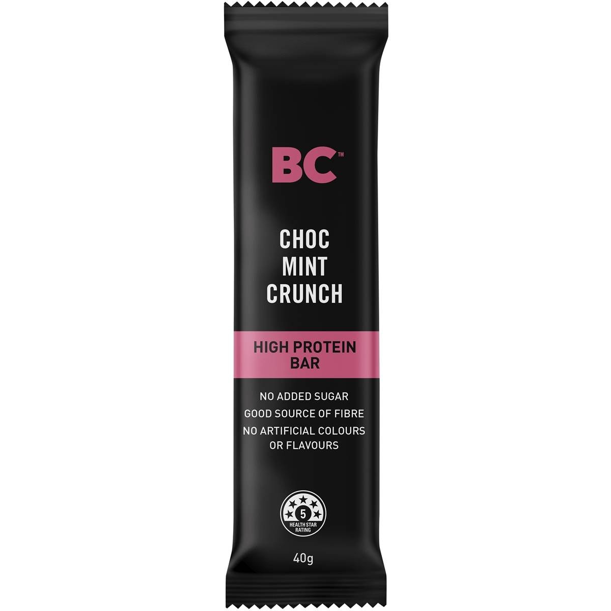 BC Snacks Choc Mint Crunch High Protein Bar