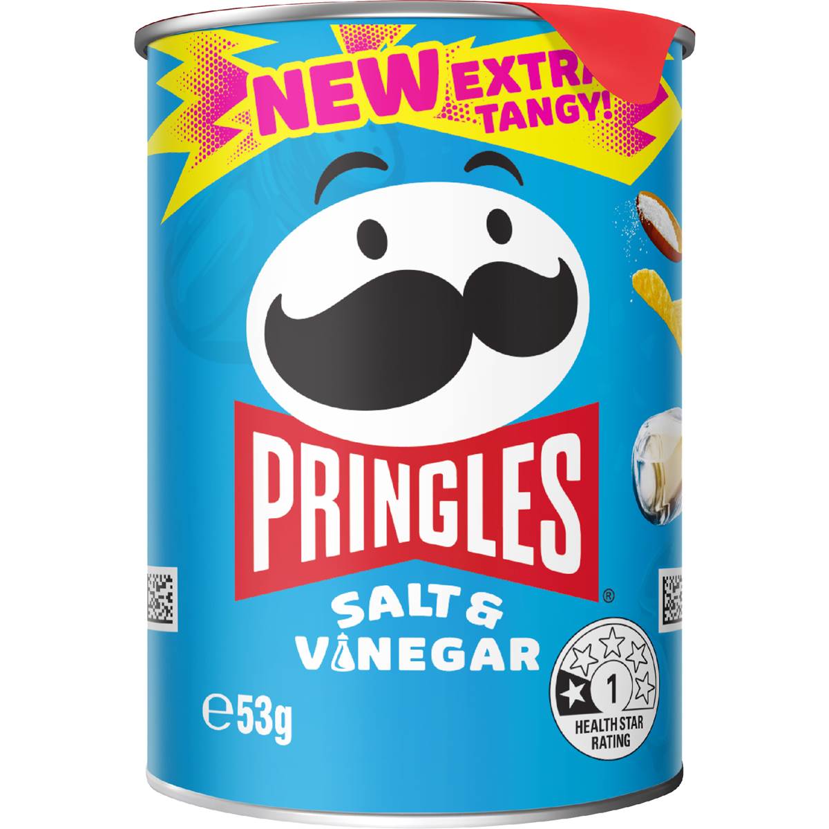 Pringles Salt & Vinegar Potato Chips 53g