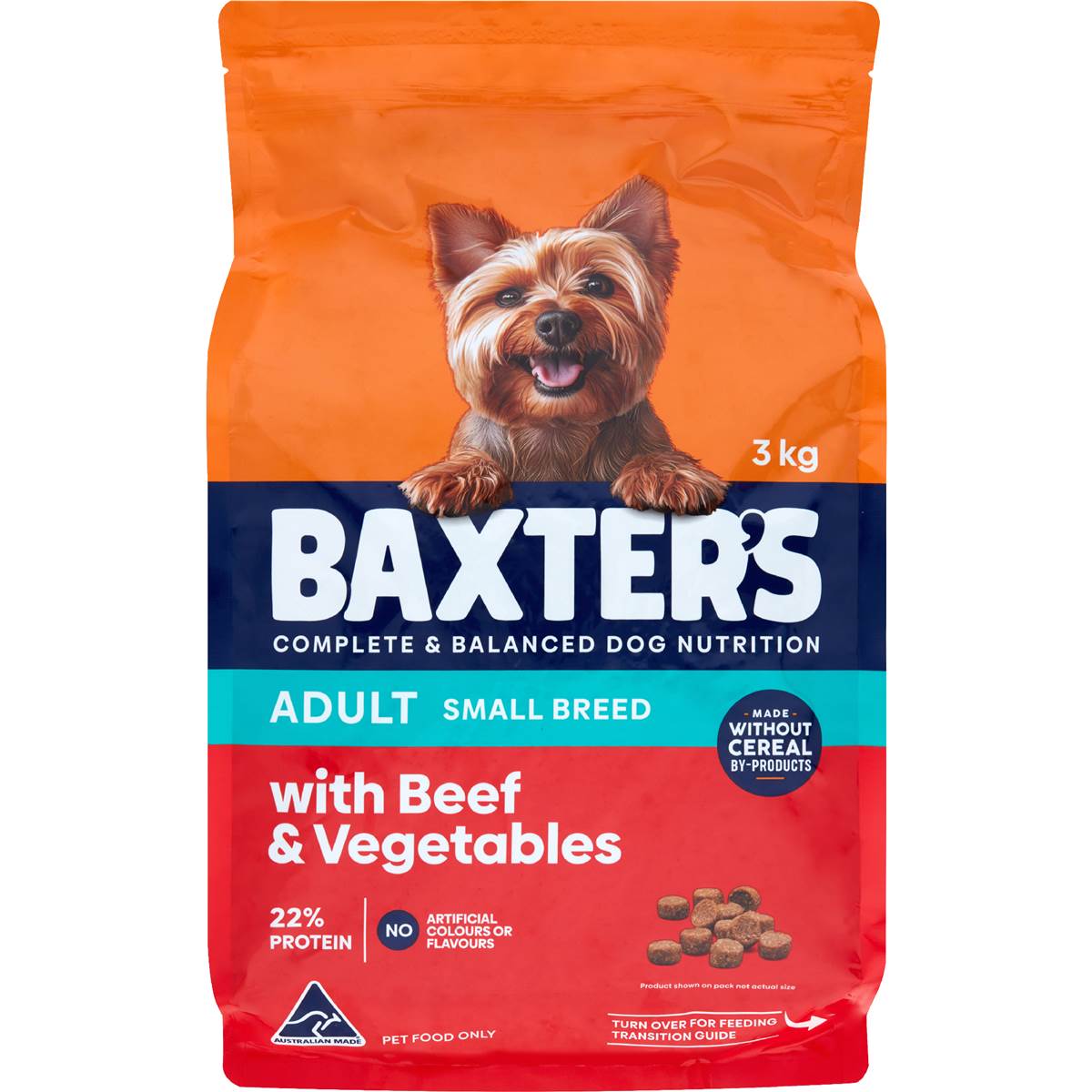 Baxter's Dry Dog Food Small Breed Beef & Vegetables
