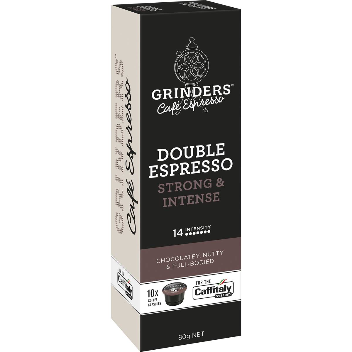 Calories in Grinders Coffee Capsules Double Espresso Caffitaly System calcount