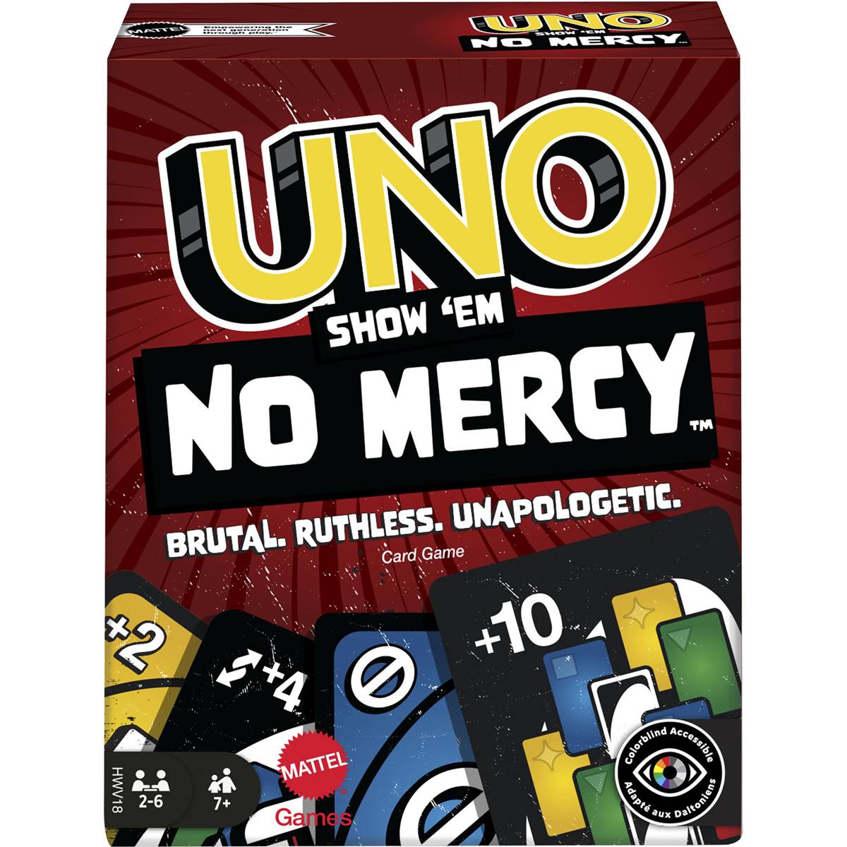 UNO Show Em No Mercy Card Game each
