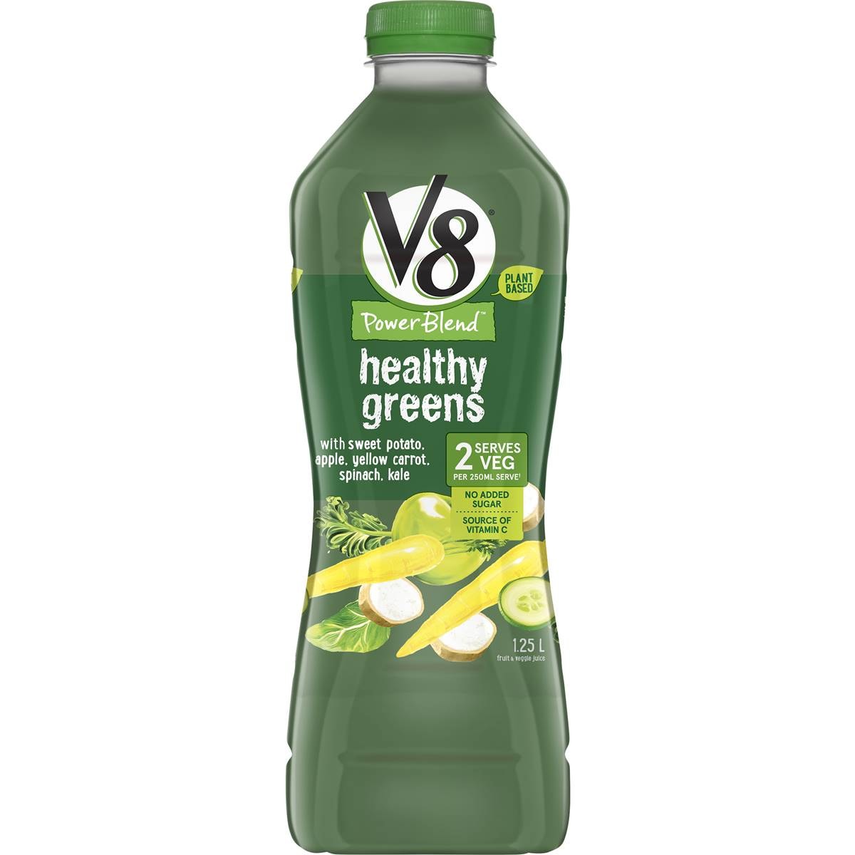 Calories in V8 Vegetable Juice Healthy Greens calcount