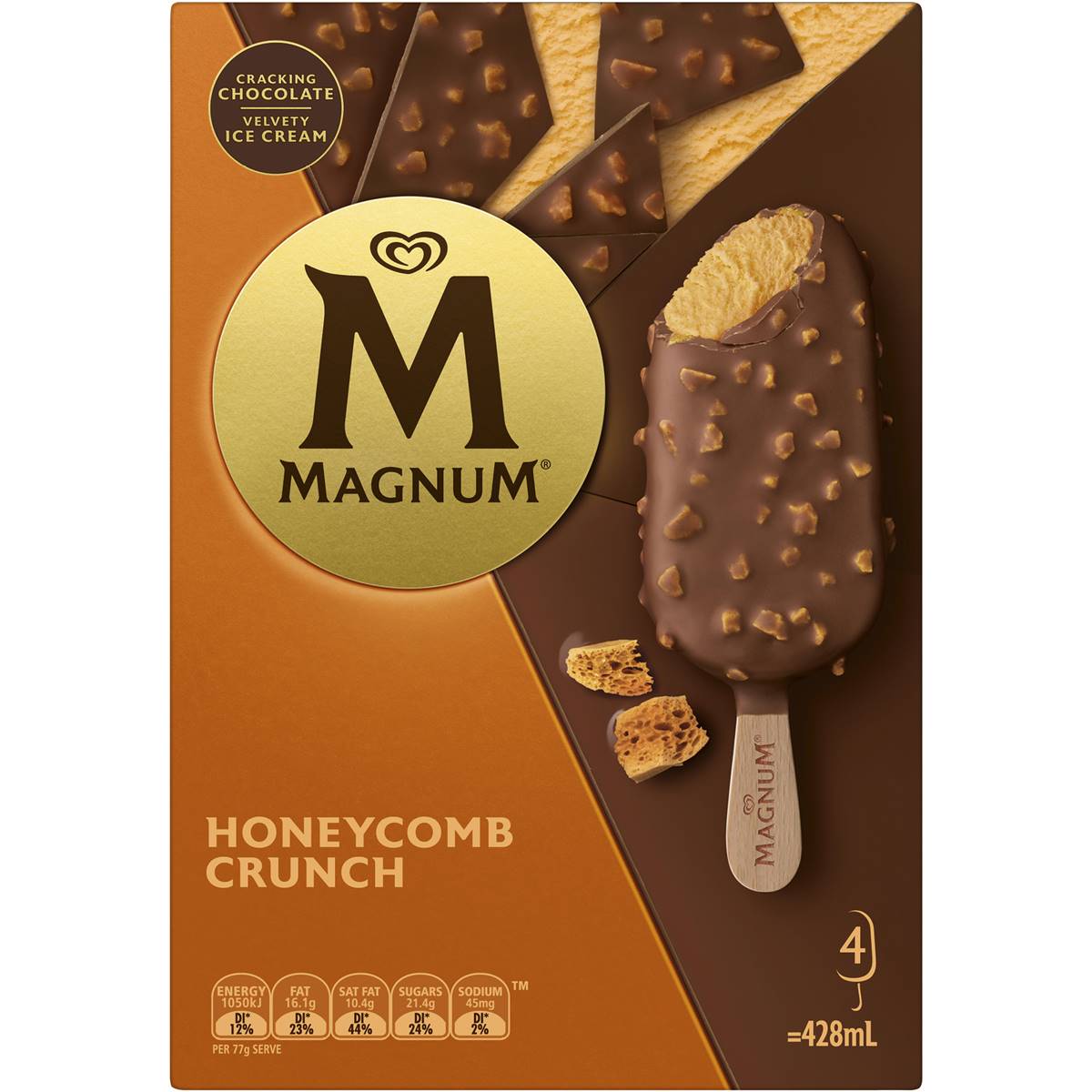 Calories in Magnum Ice Cream Crunch calcount