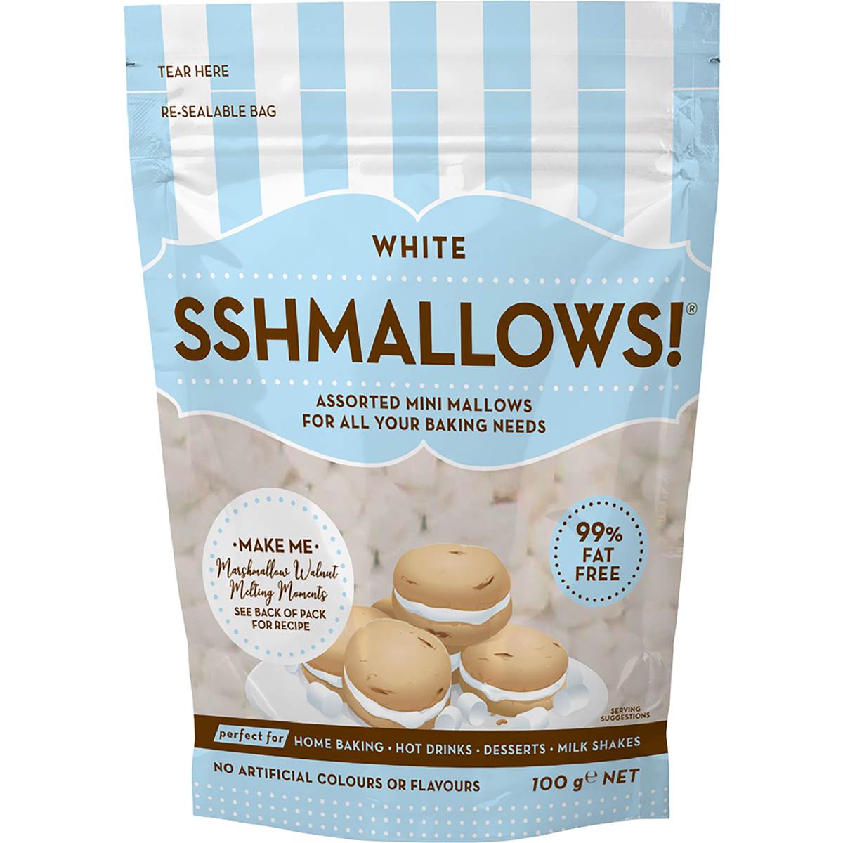 Calories in Sshmallows White Mini Marshmallows calcount
