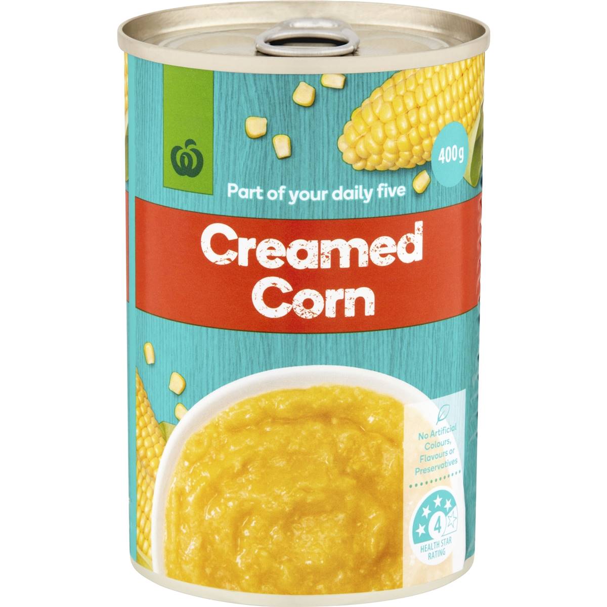 Calories in Woolworths Creamed Corn calcount