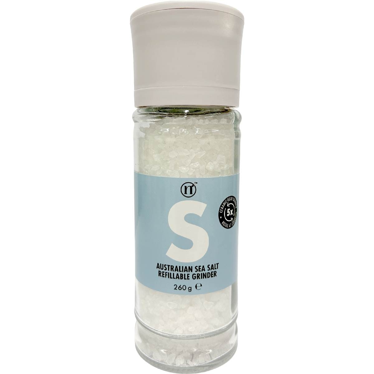 Natural Large Sea Salt Grinder
