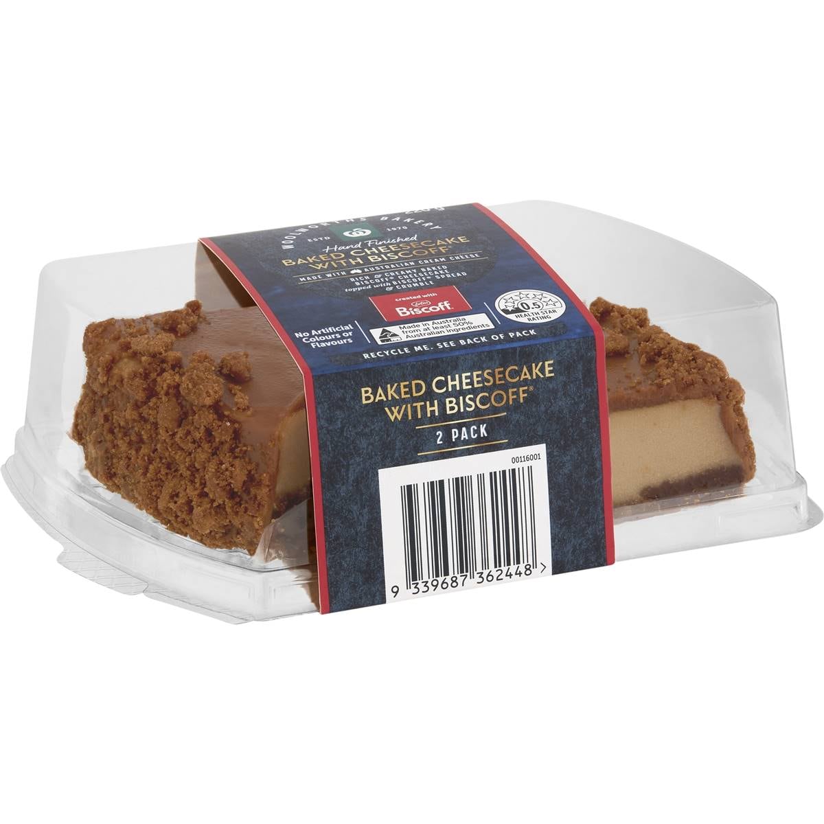 Woolworths Baked Cheesecake With Biscoff