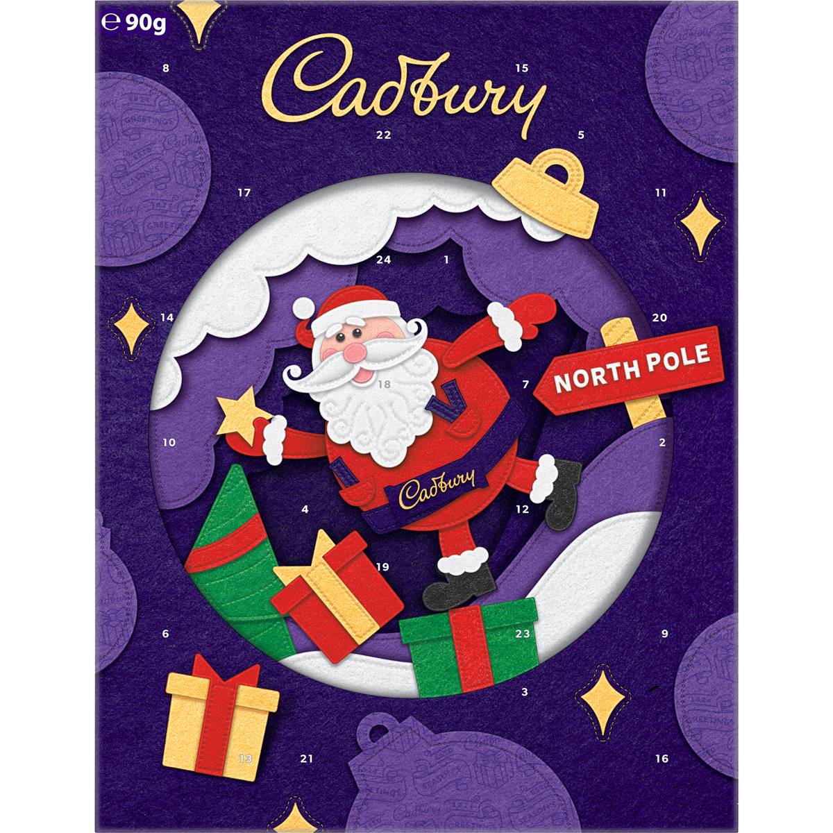 Calories in Cadbury Advent Calendar