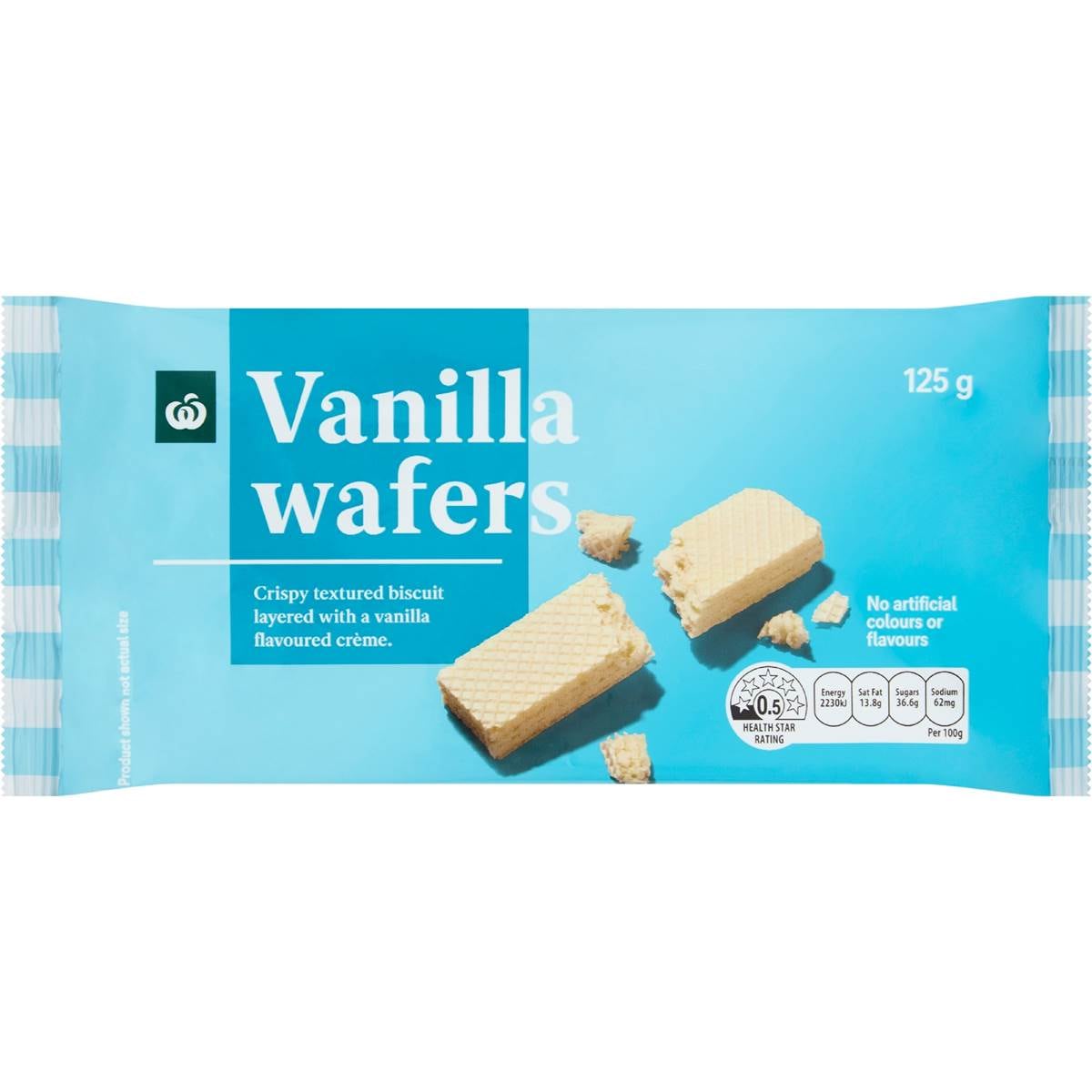 Woolworths Vanilla Creme Wafer Biscuits